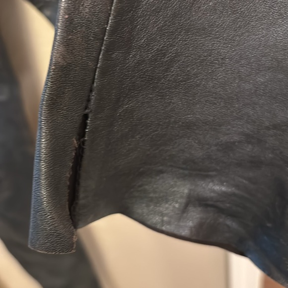 Leather pants soft as butter split a little on bottom sides for boots - Picture 7 of 10